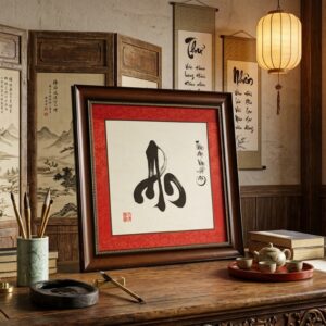 Tranh thư pháp chữ An