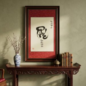Tranh thư pháp chữ Phúc