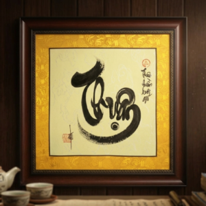 Tranh thư pháp chữ Thuận